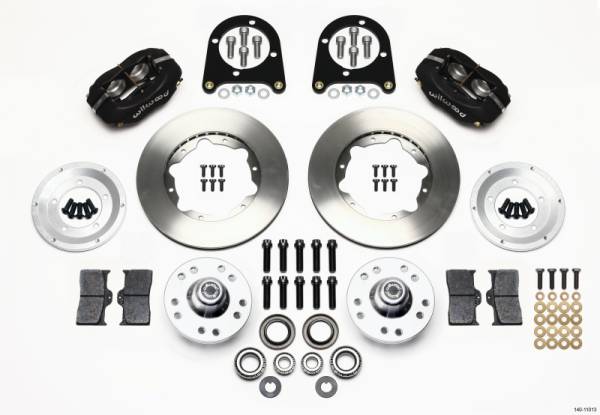 Wilwood - Wilwood Forged Dynalite Front Kit 11.00in 37-48 Ford Psgr. Car Spindle