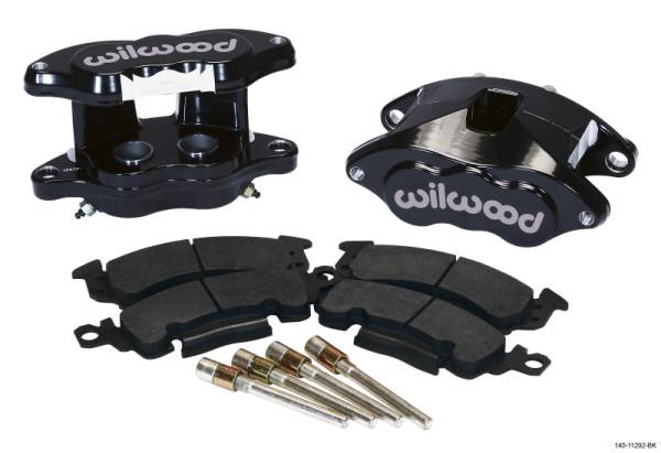 Wilwood - Wilwood D52 Rear Caliper Kit - Black Pwdr 1.25 / 1.25in Piston 1.28in Rotor