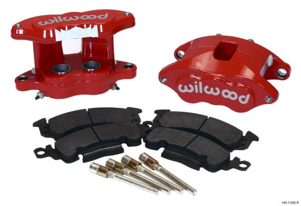 Wilwood - Wilwood D52 Rear Caliper Kit - Red 1.25 / 1.25in Piston 1.28in Rotor