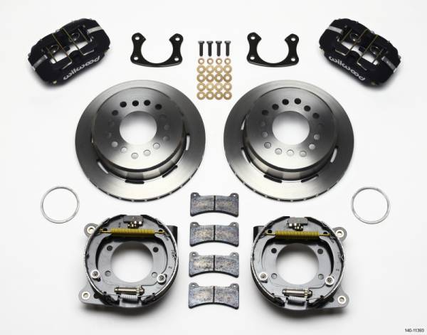 Wilwood - Wilwood Dynapro Low-Profile 11.00in P-Brake Kit Small Ford 2.66in Offset