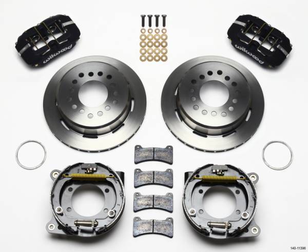 Wilwood - Wilwood Dynapro Low-Profile 11.00in P-Brake Kit Ford 8.8 w/2.50in Offset-5 Lug