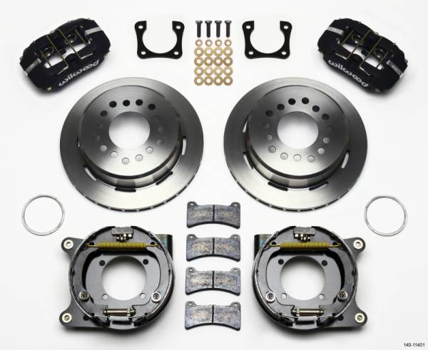 Wilwood - Wilwood Dynapro Low-Profile 11.00in P-Brake Kit Chevy 12 Bolt Spcl 2.81in Offset