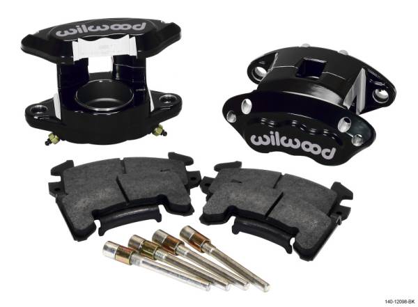 Wilwood - Wilwood D154 Front Caliper Kit - Black 2.50in Piston 0.81in Rotor