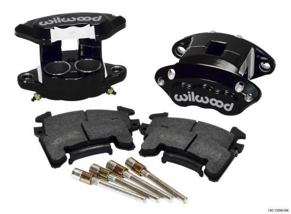 Wilwood - Wilwood D154 Front Caliper Kit - Black 1.62 / 1.62in Piston 1.04in Rotor