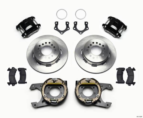 Wilwood - Wilwood D154 P/S Park Brake Kit Mopar/Dana 2.50in Off w/Snap Ring Brng