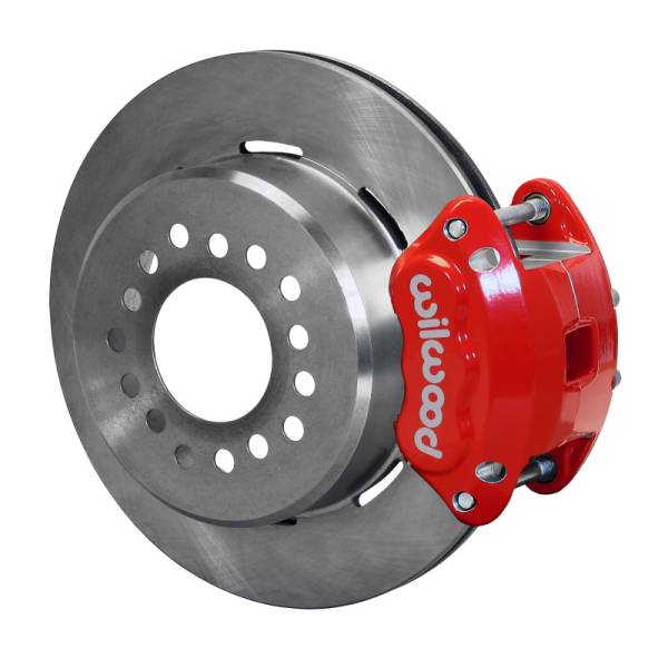 Wilwood - Wilwood D154 P/S Park Brake Kit Red Mopar/Dana 2.50in Off w/Snap Ring Brng