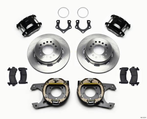 Wilwood - Wilwood D154 P/S Park Brake Kit Mopar/Dana 2.36in Off w/Snap Ring Brng