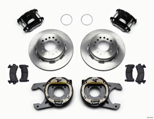 Wilwood - Wilwood D154 P/S Park Brake Kit Chevy 12 Bolt 2.75in Off w/ C-Clips