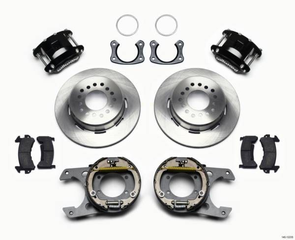 Wilwood - Wilwood D154 P/S Park Brake Kit New Big Ford 2.50in Off Front Mount