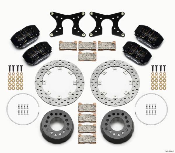 Wilwood - Wilwood Dynapro Lug Mount Dual Rear Dynamic Kit SA Drilled 58-64 Olds/Pont 1/2in Studs