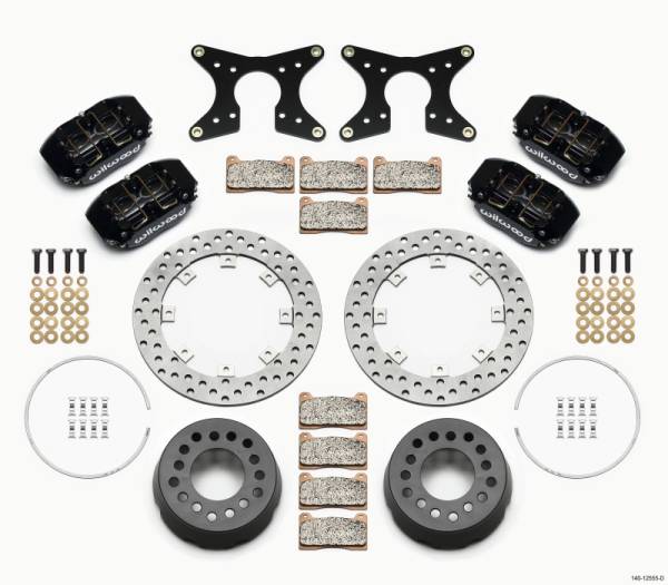 Wilwood - Wilwood Dynapro Lug Mount Dual Rear Dynamic Kit SA Drilled M-W/Lamb Ends 1/2in Studs