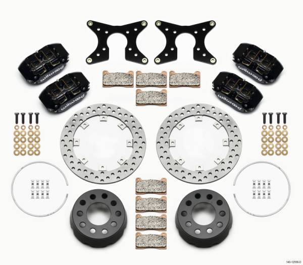 Wilwood - Wilwood Dynapro Lug Mount Dual Rear Dynamic Kit SA Drilled 58-64 Olds/Pont .690in Studs