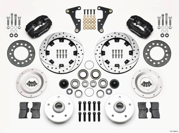 Wilwood - Wilwood Forged Dynalite Front Kit 11.75in Drilled 41-55 Cadillac