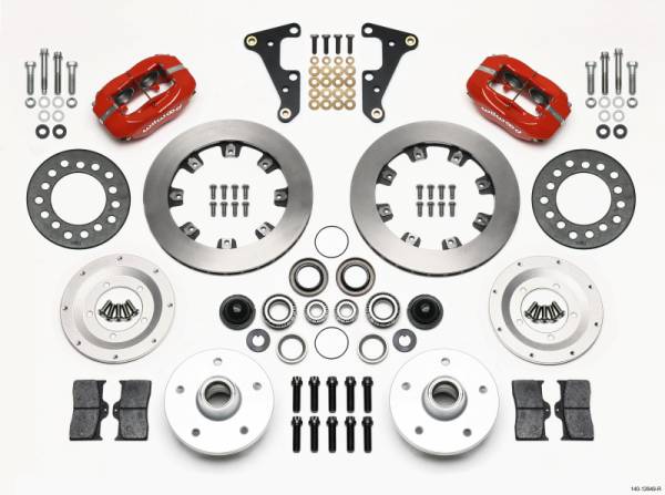 Wilwood - Wilwood Forged Dynalite Front Kit 11.75in Red 41-55 Cadillac