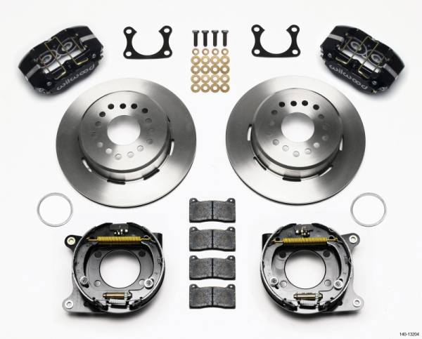 Wilwood - Wilwood Dynapro Dust-Boot P/S Park Brake Kit Big Ford 2.36in Offset