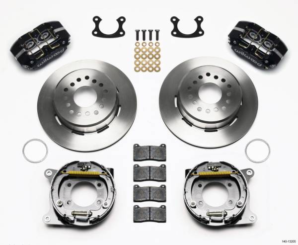 Wilwood - Wilwood Dynapro Dust-Boot P/S Park Brake Kit Small Ford 2.66in Offset