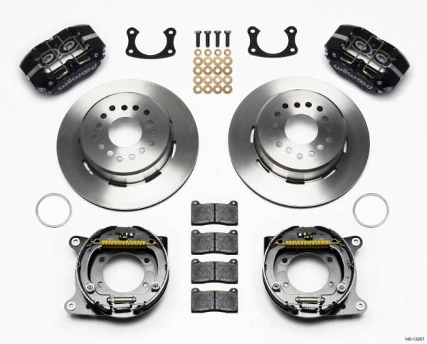 Wilwood - Wilwood Dynapro Dust-Boot P/S Park Brake Kit New Big Ford 2.50in Offset