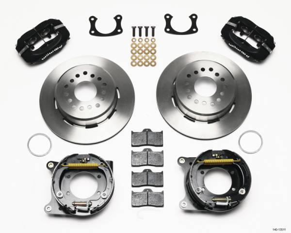 Wilwood - Wilwood Forged Dynalite P/S Park Brake Kit BOP Axle 2.75in Bearing 2.75 Offset