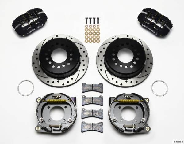 Wilwood - Wilwood Dynapro Low-Profile 11.00in P-Brake Kit Drilled BOP Axle 2.75in Bearing 2.75 Offset