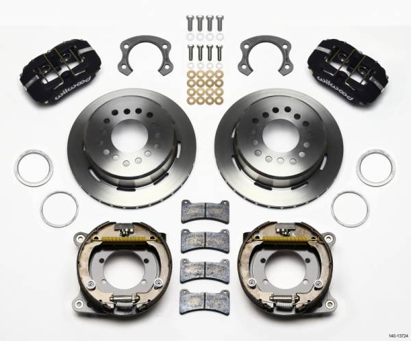 Wilwood - Wilwood Dynapro Low-Profile 11.00in P-Brake Kit Ford 8.8 Special w/2.50in Offset-5 Lug