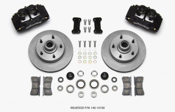 Wilwood - Wilwood Forged Dynalite Front Kit 11.72in 1 PC Rotor&Hub Ford F100 1948-1956