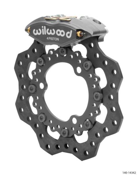 Wilwood - Wilwood Powerlite- Front Kit 11.75in Dirt Modified 11.75in Scalloped Steel Rotor