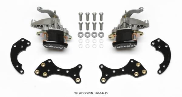 Wilwood - Wilwood P/S Retrofit Kit w/MC4 P-Brake Forged Dynalite Pro Street 12.19in Rear Kits