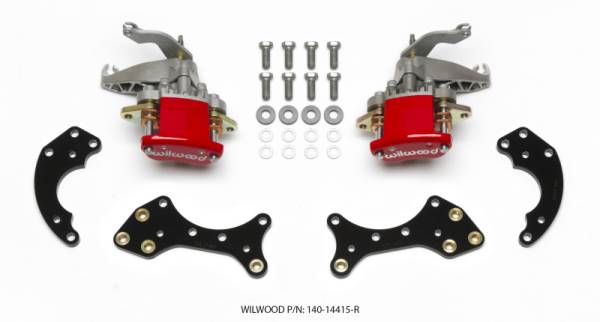 Wilwood - Wilwood P/S Retrofit Kit w/MC4 P-Brake Forged Dynalite Pro Street 12.19in Rear Kits