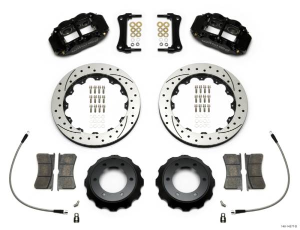 Wilwood - Wilwood Narrow Superlite 6R Front Kit 12.88in Drilled Rotor w/ Lines 05-15 Toyota Tacoma