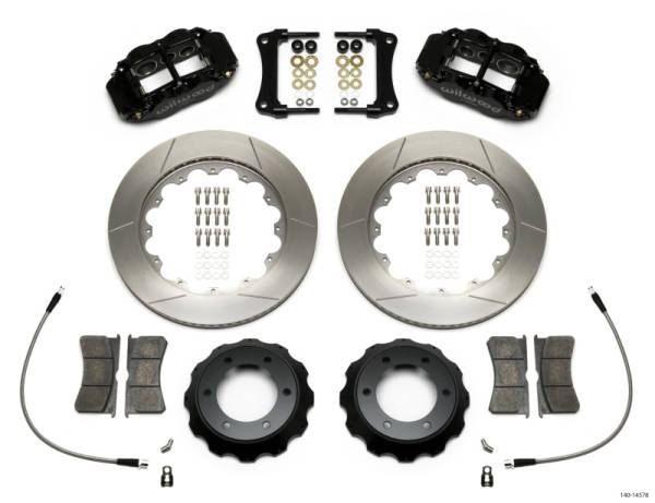 Wilwood - Wilwood Narrow Superlite 6R Front Kit 14in Slotted Rotor w/ Lines 05-15 Toyota Tacoma