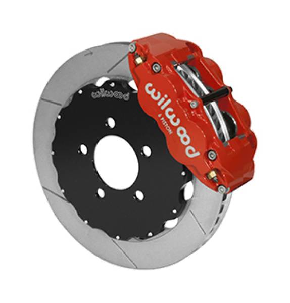 Wilwood - Wilwood 03-11 Ford Crown Victoria Narrow Superlite 6R Big Brake Front Brake Kit 12.88in Slotted Red