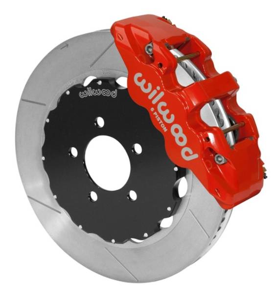 Wilwood - Wilwood AERO6 Front Big Brake Kit 14.00in Red 03-11 Crown Victoria