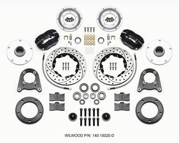 Wilwood - Wilwood Forged Dynalite-M Front Kit 10.75in Drilled 1950-1955 MG-TD/TF