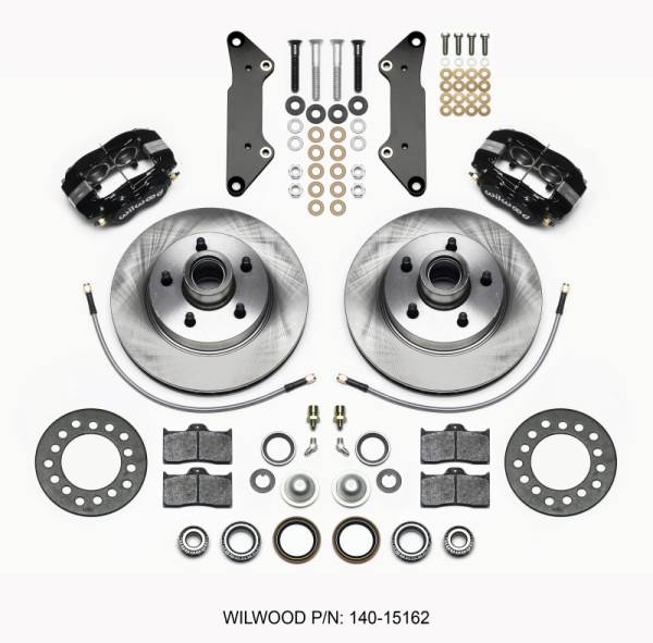 Wilwood - Wilwood Forged Dynalite-M Front Kit 11.88in 1 PC Rotor&Hub Cadillac 1957-60