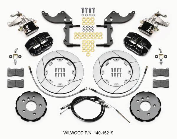 Wilwood - Wilwood Dynapro Radial4 / MC4 Rear Kit 12.19 2014-2015 Mini Cooper w/Lines & Cables