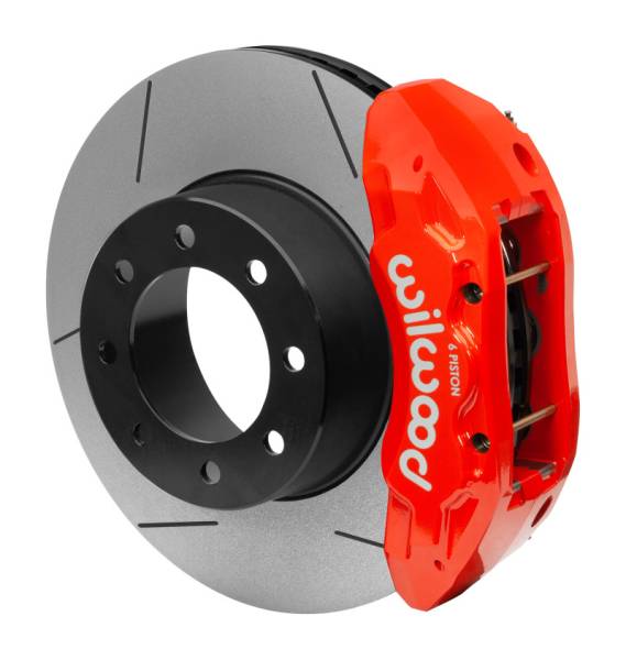 Wilwood - Wilwood TX6R Red Rear Kit 16.00in Rotor w/ Lines 14-17 Ram 2500/3500 2WD/4WD