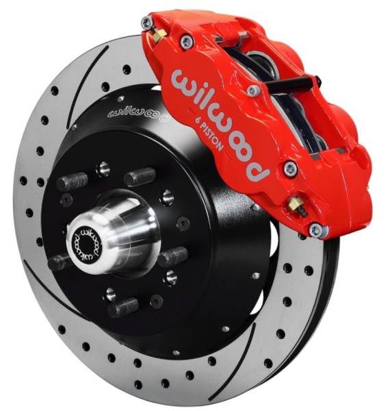 Wilwood - Wilwood Narrow Superlite 6R Dust-Seal Big Brake Front Brake Kit 14in. Drilled w/ Wilwood Pro Spindle