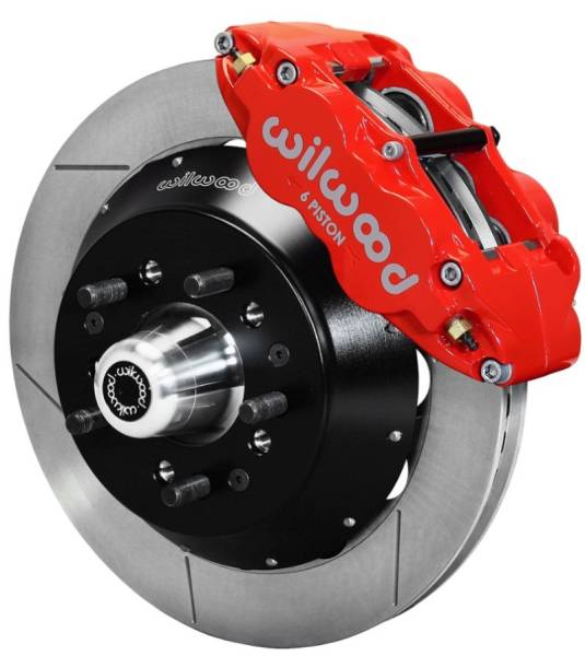 Wilwood - Wilwood Narrow Superlite 6R Dust-Seal Big Brake Front Brake Kit 14in. Red With Wilwood Pro Spindle