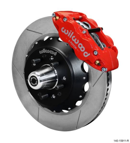 Wilwood - Wilwood Narrow Superlite 6R Front Big Brake Kit 14.00in GT competition Series Rotor - Red