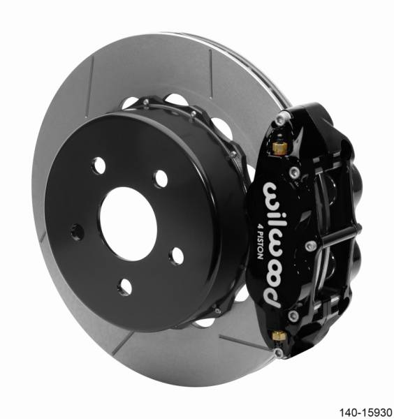 Wilwood - Wilwood Superlite 4R Rear Brake Kit 14.00 Black 2018-Up Jeep JL w/Lines