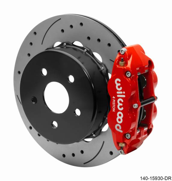 Wilwood - Wilwood Superlite 4R Rear Brake Kit 14.00 Red 2018-Up Jeep JL SRP w/Lines