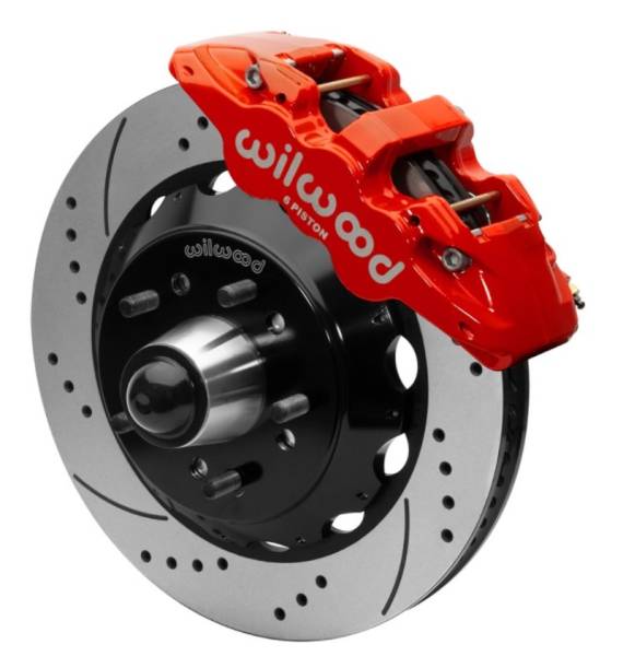 Wilwood - Wilwood Forged Narrow Superlite 6R Front Big Brake Kit SRP 14.00in Rotors 67-86 C1500 - Red