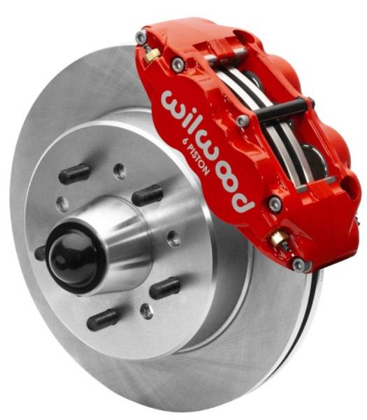 Wilwood - Wilwood Forged Narrow Superlite 6R Front Big Brake Kit 12.19in Rotors 88-98 C1500 - Red