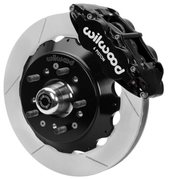 Wilwood - Wilwood 70-81 FBody/75-79 A&XBody FNSL6R Frt Brk Kit 12.88in Rtr Blk Caliper Use w/ Pro Drop Spindle