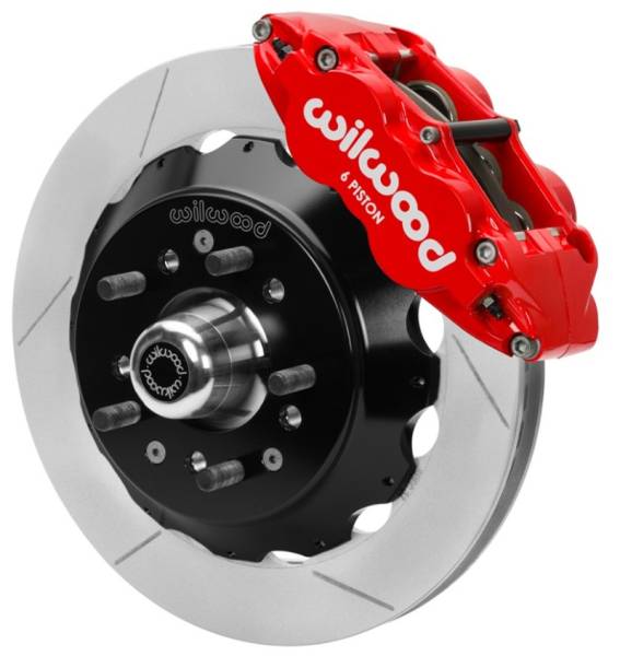 Wilwood - Wilwood 70-81 FBody/75-79 A&XBody FNSL6R Frt Brk Kit 12.88in Rtr Red Caliper Use w/ Pro Drop Spindle