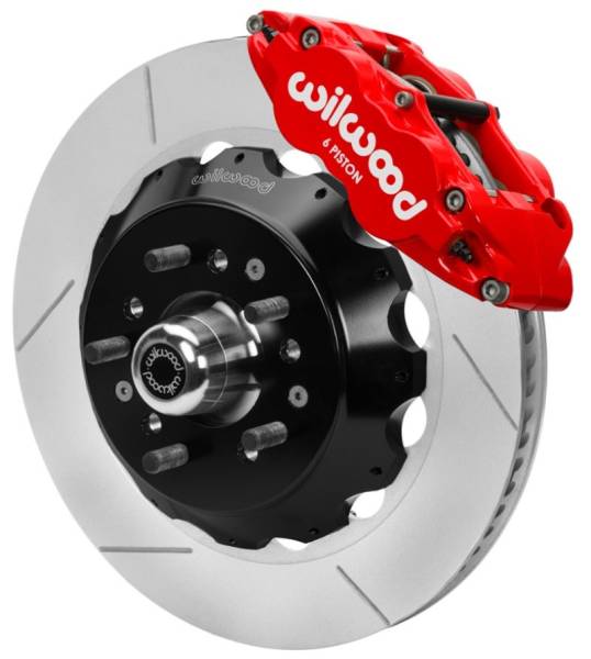 Wilwood - Wilwood 70-81 FBody/75-79 A&XBody FNSL6R Frt BBK 14in Rtr Red Calipers Use w/ Pro Drop Spindle