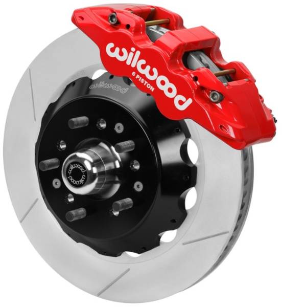 Wilwood - Wilwood 70-81 FBody/75-79 A&XBody AERO6 Frt BBK 14in Rtr Red Calipers Use w/ Pro Drop Spindle