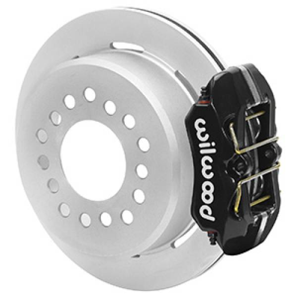 Wilwood - Wilwood Ford Explorer 8.8in Rear Axle Dynapro Disc Brake Kit 11in Rotor -Black Caliper 140-16406