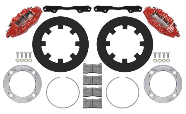 Wilwood - Wilwood 2014+ Polaris RZR XP 1000 Front Kit 11.25in - Red 140-16632-R