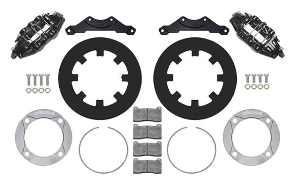 Wilwood - Wilwood 2014+ Polaris RZR XP 1000 Rear Kit 11.25in - Black 140-16633